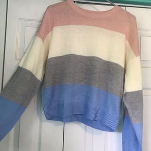 Multiple color sweater